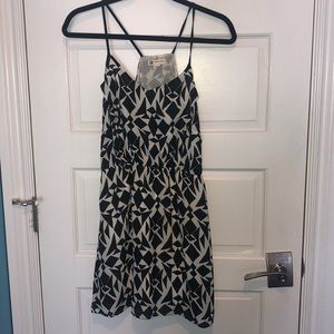 Cotton Candy Black and White Pattern Party Dress